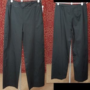 NEW TIRAMISU black wide leg slacks 10✨